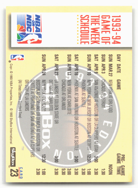 1993-94 SkyBox Premium #23 NBA on