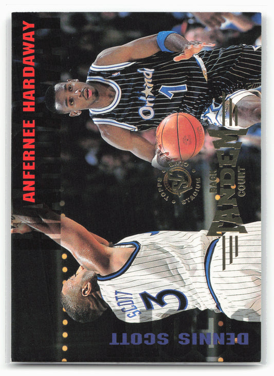 1994-95 Stadium Club #279 Dennis Scott / Anfernee Hardaway BCT