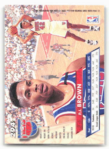 1993-94 Ultra #294 P.J. Brown
