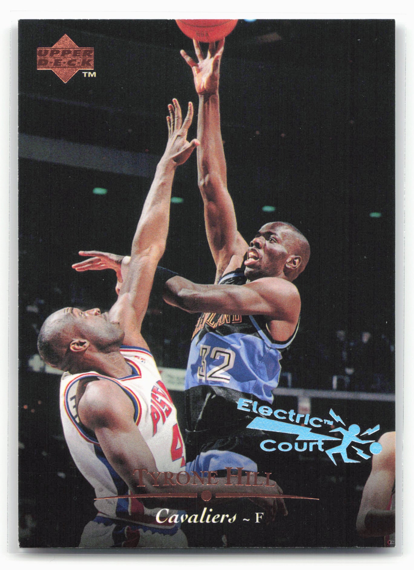 1995-96 Upper Deck #6 Tyrone Hill Electric Court
