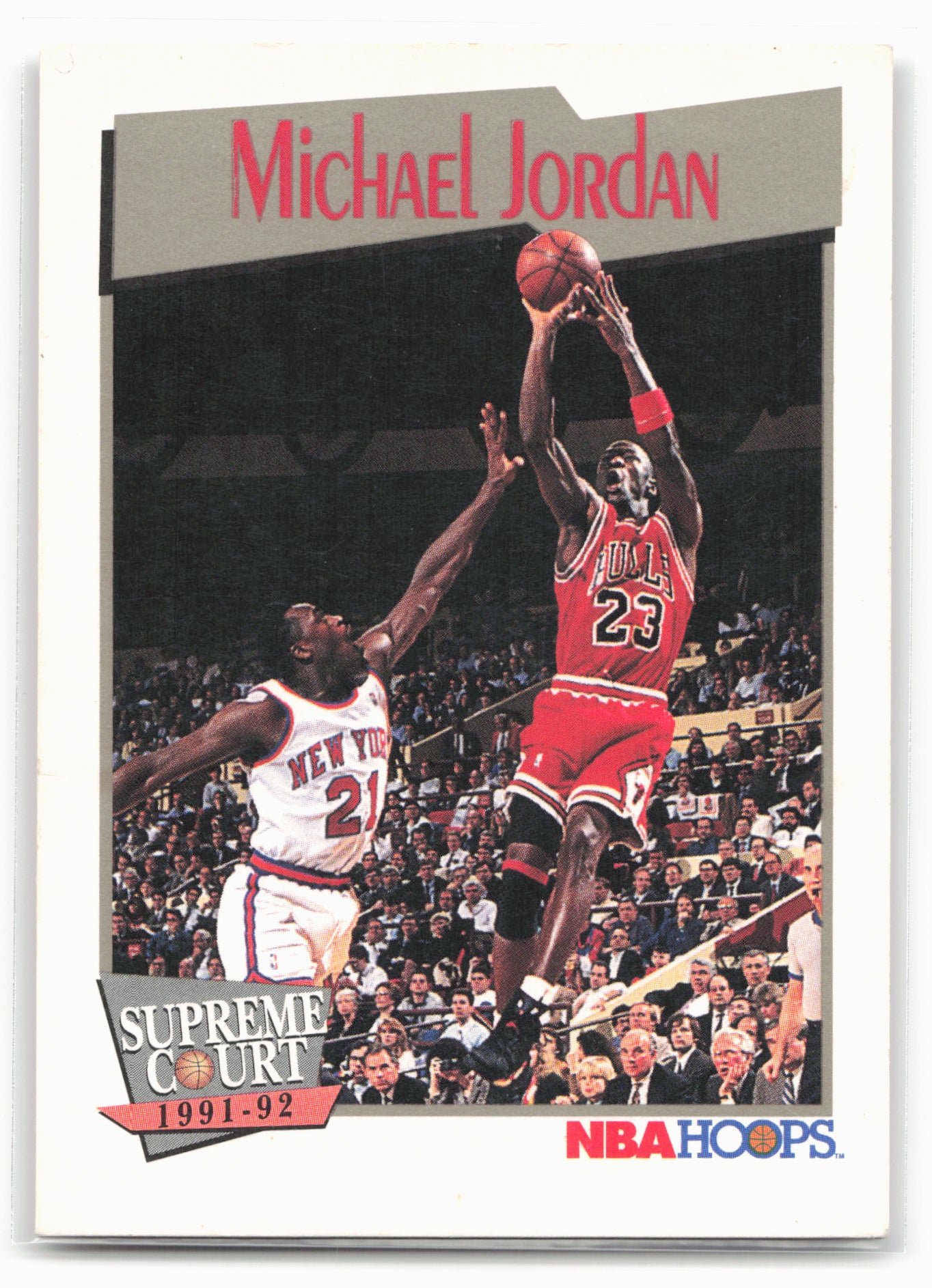 1991-92 Hoops #455 Michael Jordan