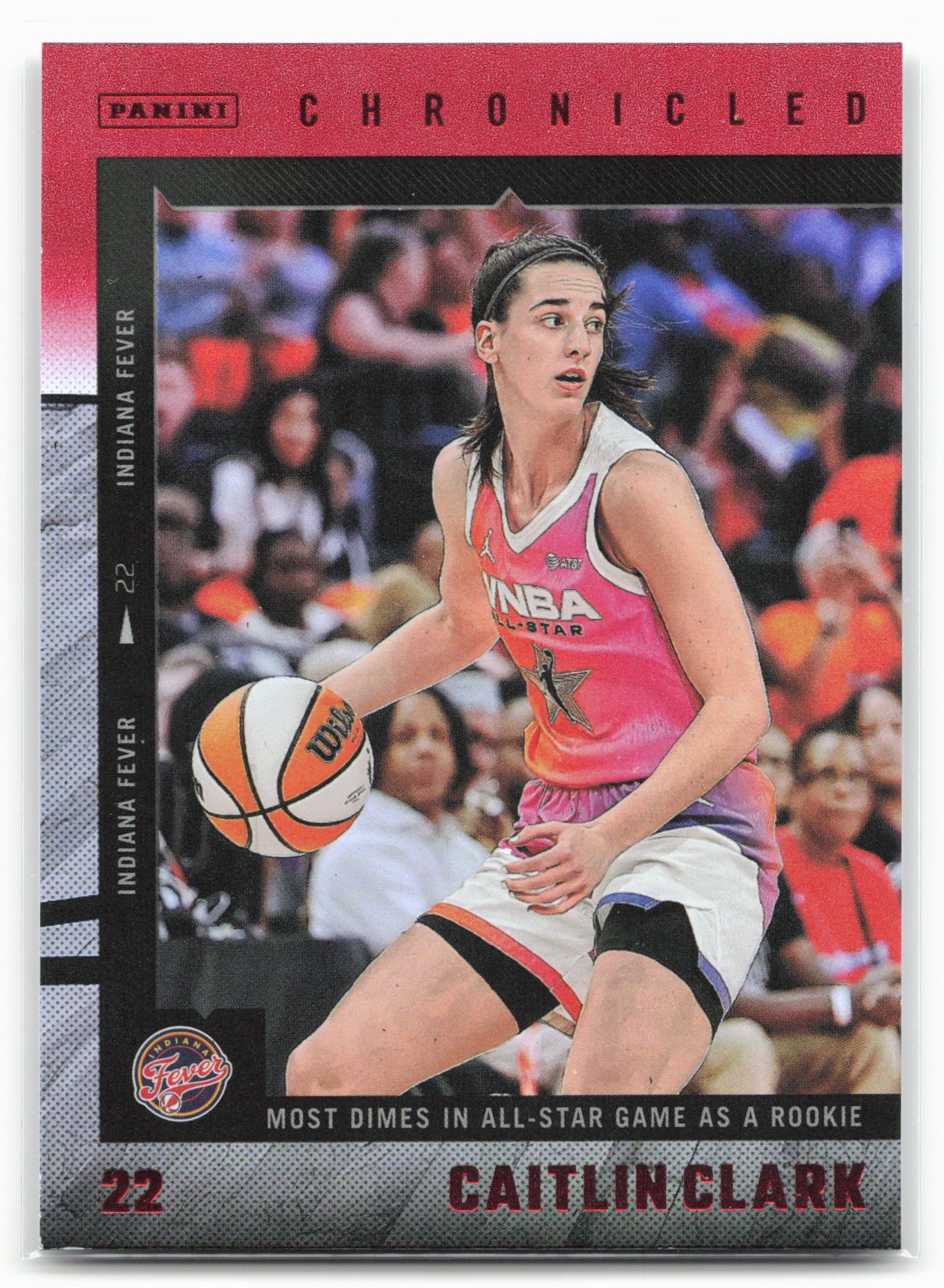 2025 Caitlin Clark Chronicled #7 Caitlin Clark red 25452