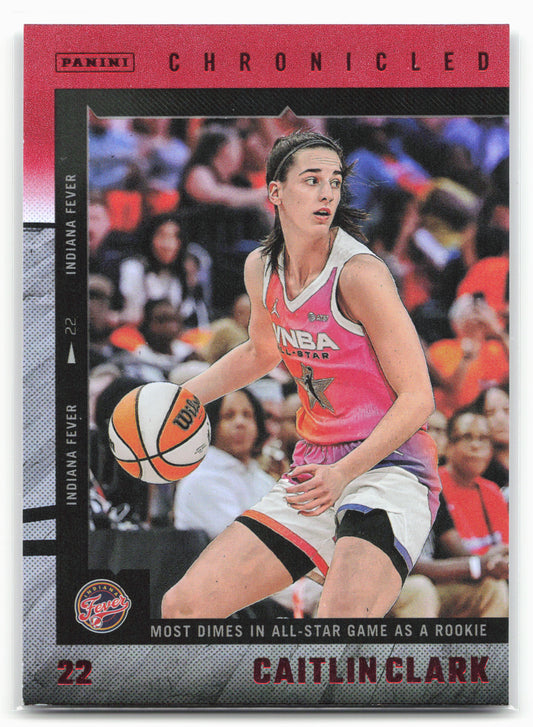 2025 Caitlin Clark Chronicled #7 Caitlin Clark red 25452