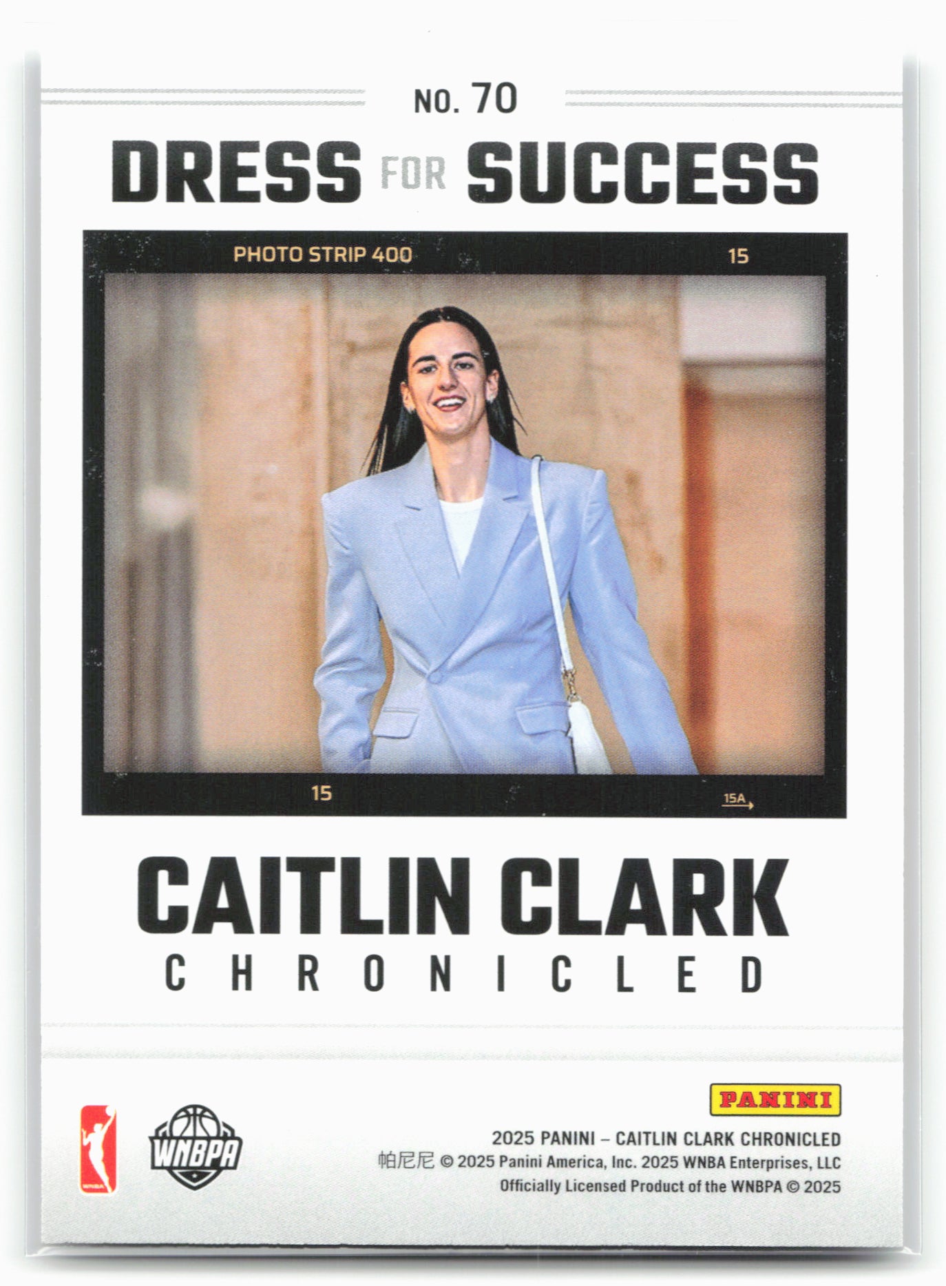 2025 Caitlin Clark Chronicled #70 Caitlin Clark silver 25455
