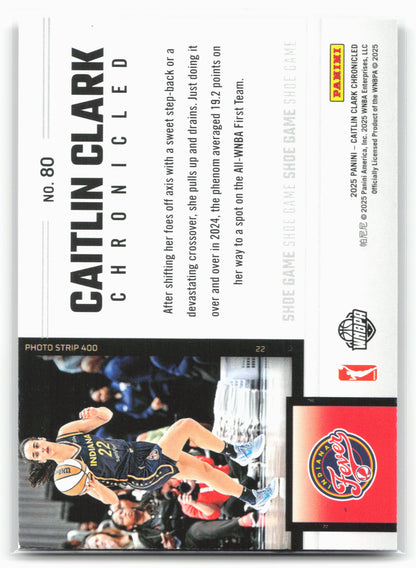 2025 Caitlin Clark Chronicled #80 Caitlin Clark red ice 25457