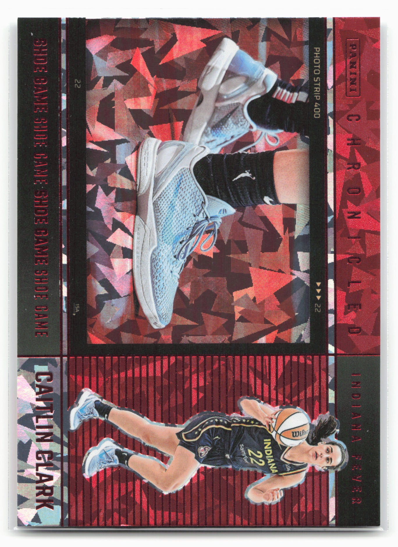 2025 Caitlin Clark Chronicled #80 Caitlin Clark red ice 25457