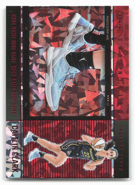 2025 Caitlin Clark Chronicled #80 Caitlin Clark red ice 25457