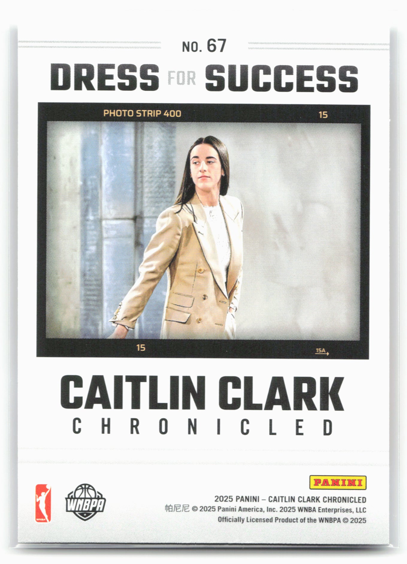 2025 Caitlin Clark Chronicled Caitlin Clark 25460