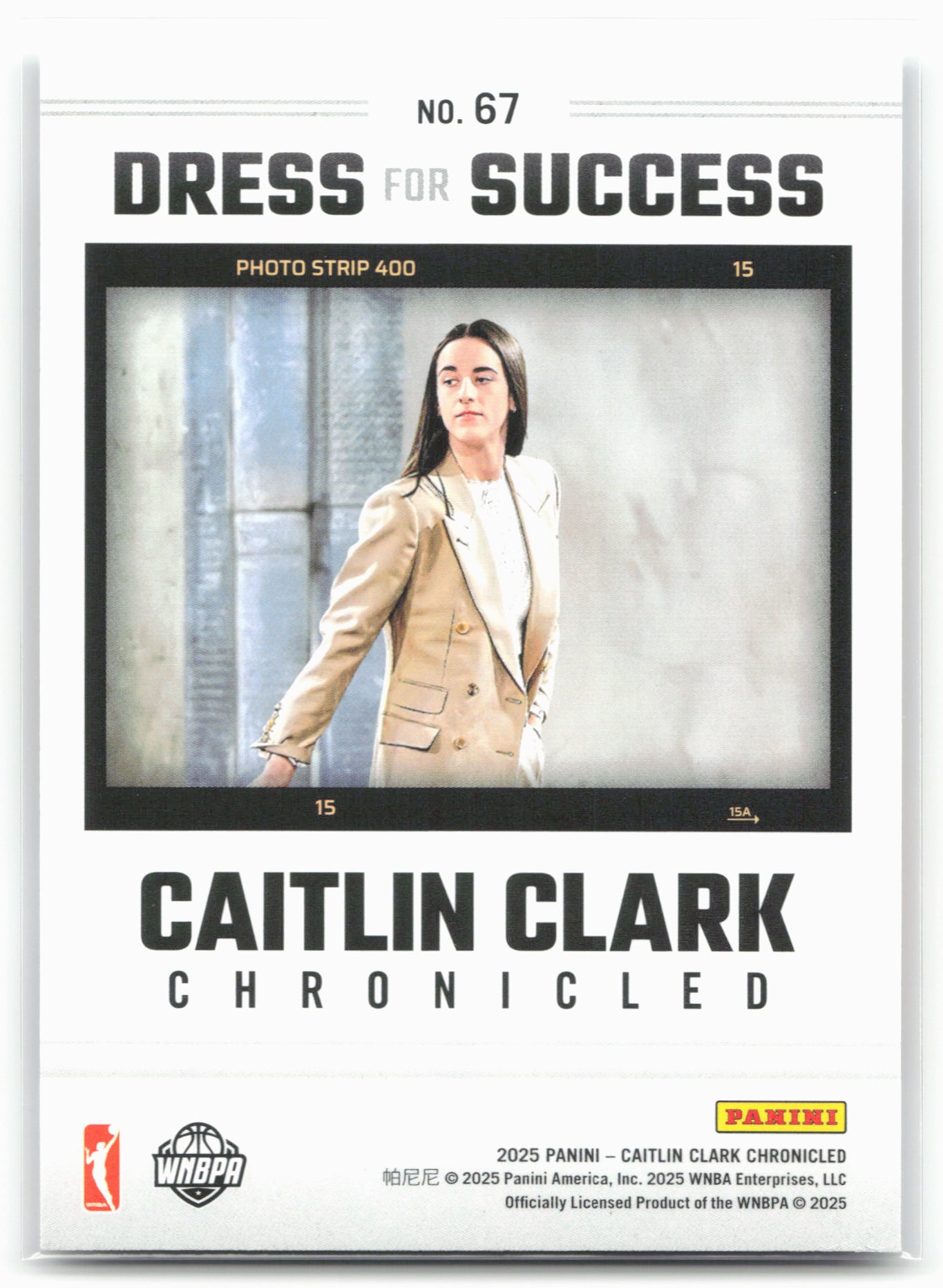 2025 Caitlin Clark Chronicled #67 Caitlin Clark 25467