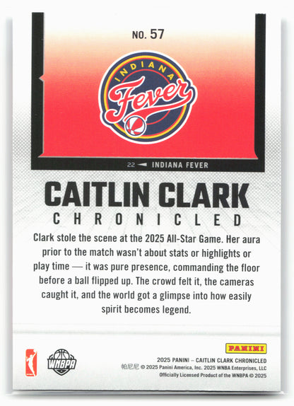 2025 Caitlin Clark Chronicled #57 Caitlin Clark 25476