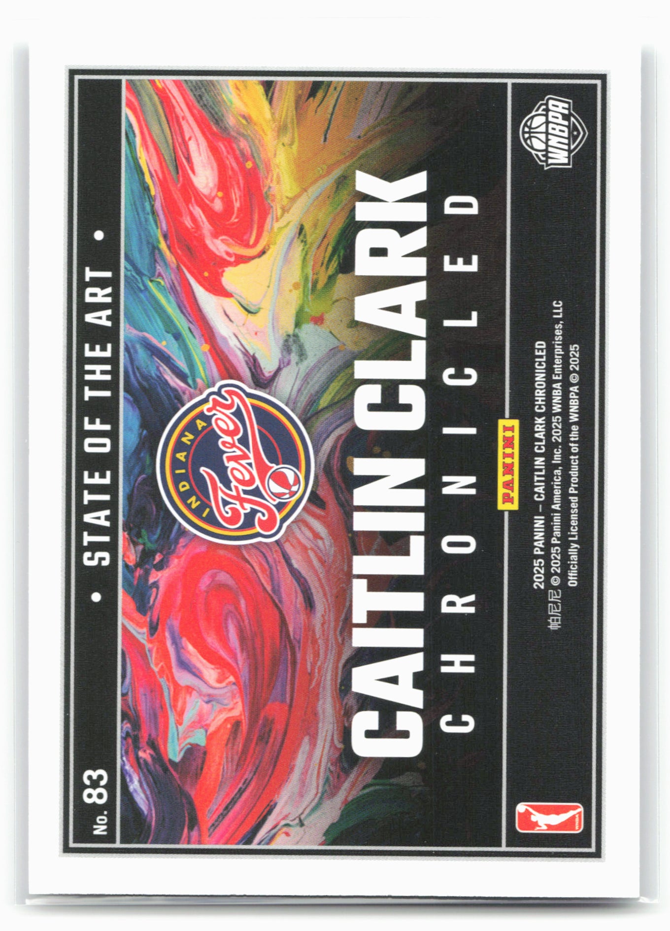 2025 Caitlin Clark Chronicled #83 Caitlin Clark 25482