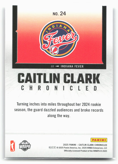 2025 Caitlin Clark Chronicled #24 Caitlin Clark 25483