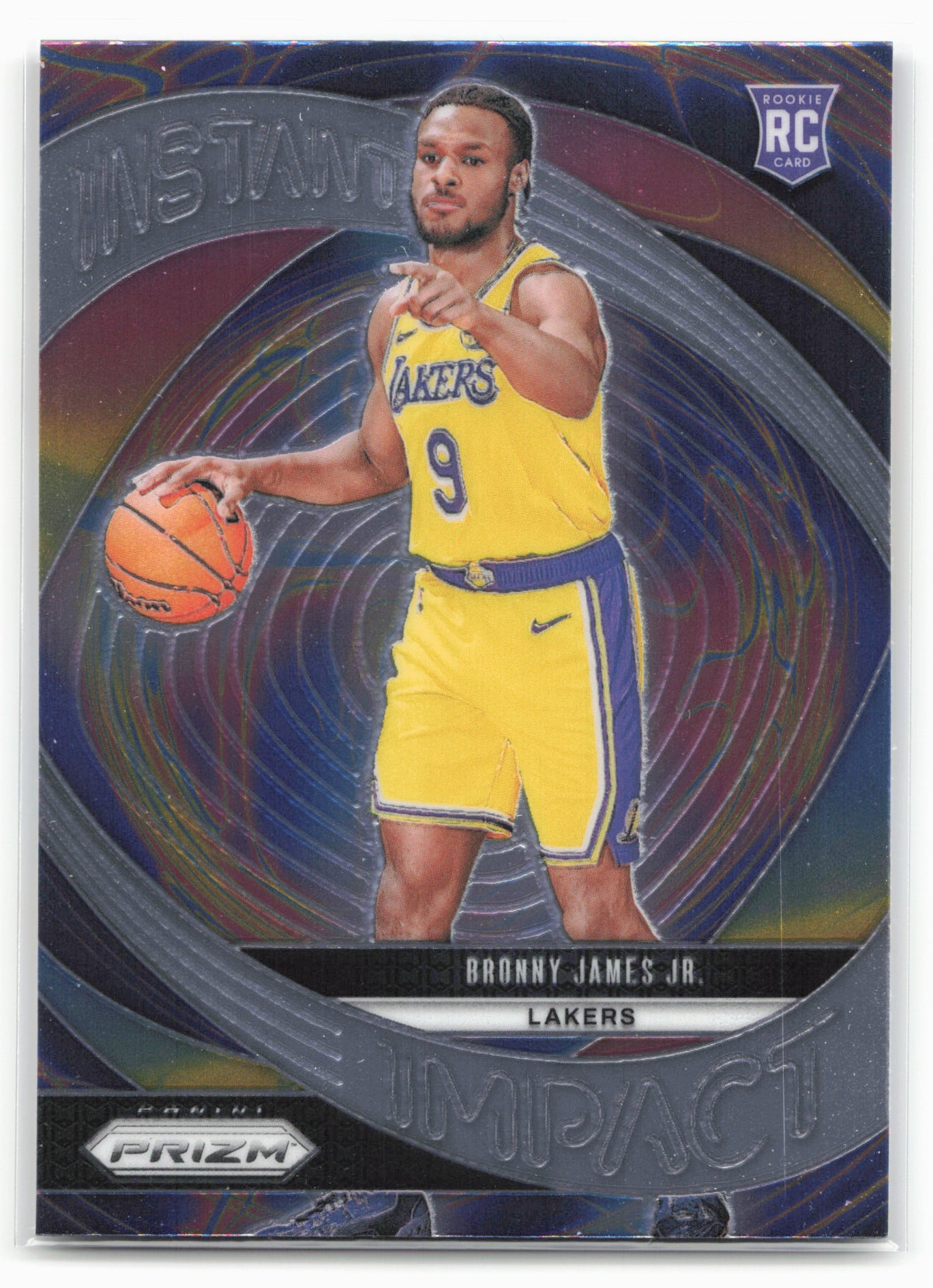 2024-25 Panini Prizm #7 Bronny James Jr. Instant Impact 25487