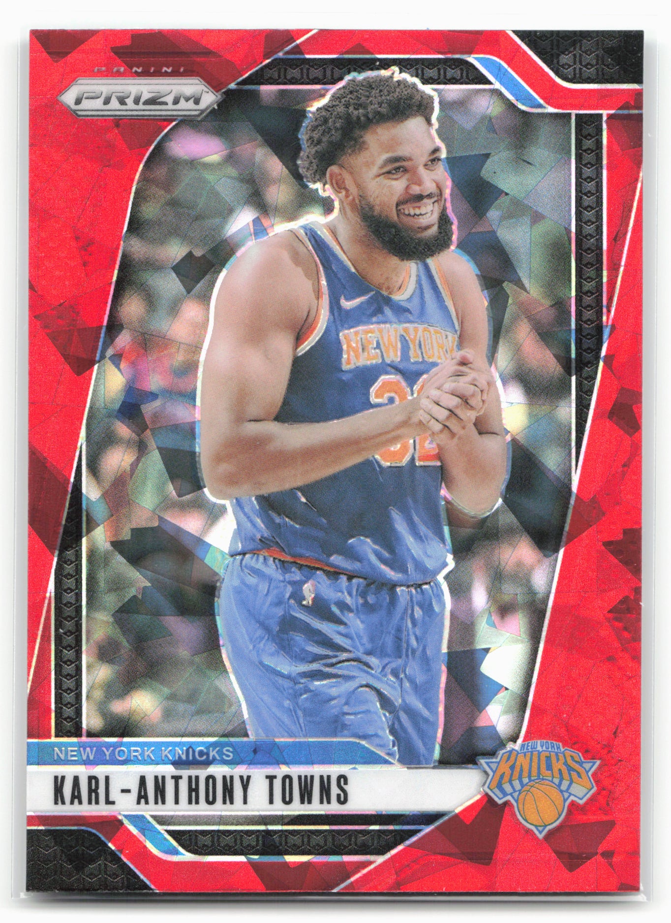 2024-25 Panini Prizm #141 Karl-Anthony Towns Prizms Red Ice 25489