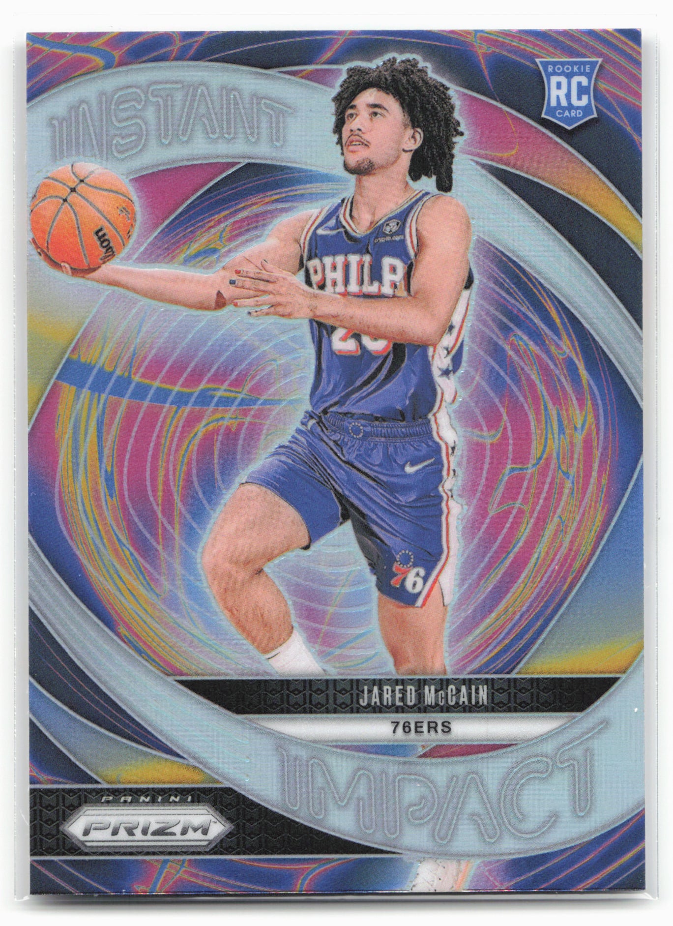 2024-25 Panini Prizm #10 Jared McCain Instant Impact Prizms Silver 25490