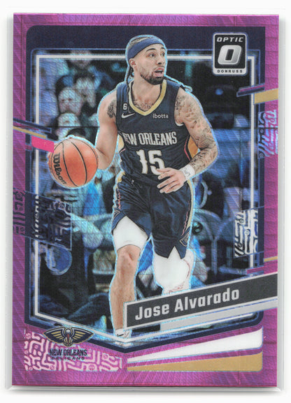 2023-24 Donruss Optic #145 Jose Alvarado Hyper Pink
