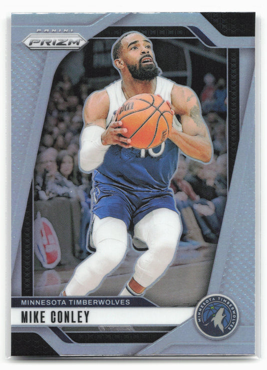 2024-25 Panini Prizm #137 Mike Conley Prizms Silver 25493