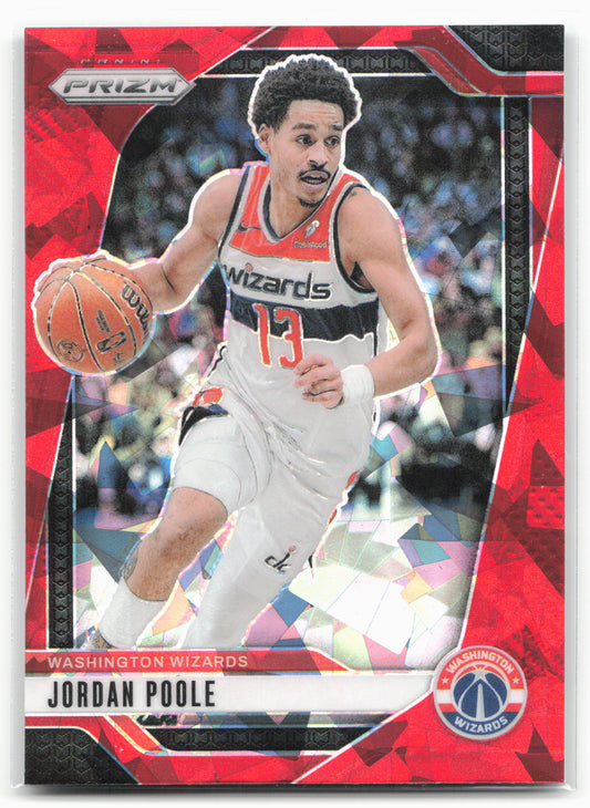 2024-25 Panini Prizm #184 Jordan Poole Prizms Red Ice 25497