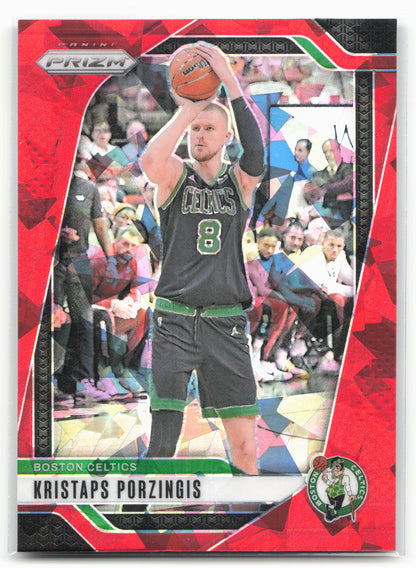 2024-25 Panini Prizm #114 Kristaps Porzingis Prizms Red Ice 25507
