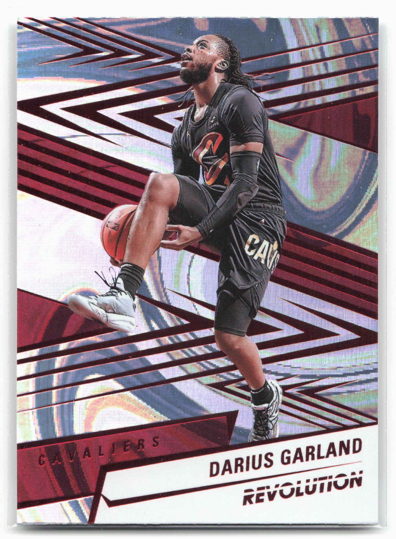 2024-25 Panini Revolution #60 Darius Garland Red Swirl 25509