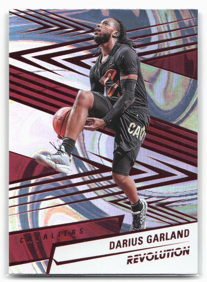 2024-25 Panini Revolution #60 Darius Garland Red Swirl 25509