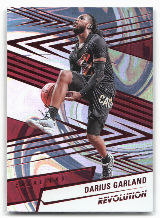 2024-25 Panini Revolution #60 Darius Garland Red Swirl 25509
