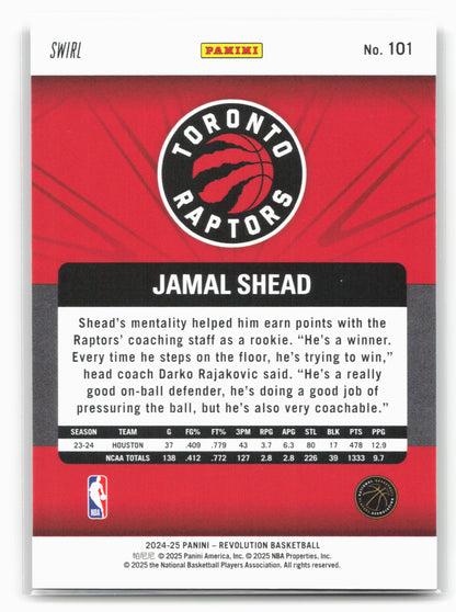 2024-25 Panini Revolution #101 Jamal Shead Red Swirl 25512