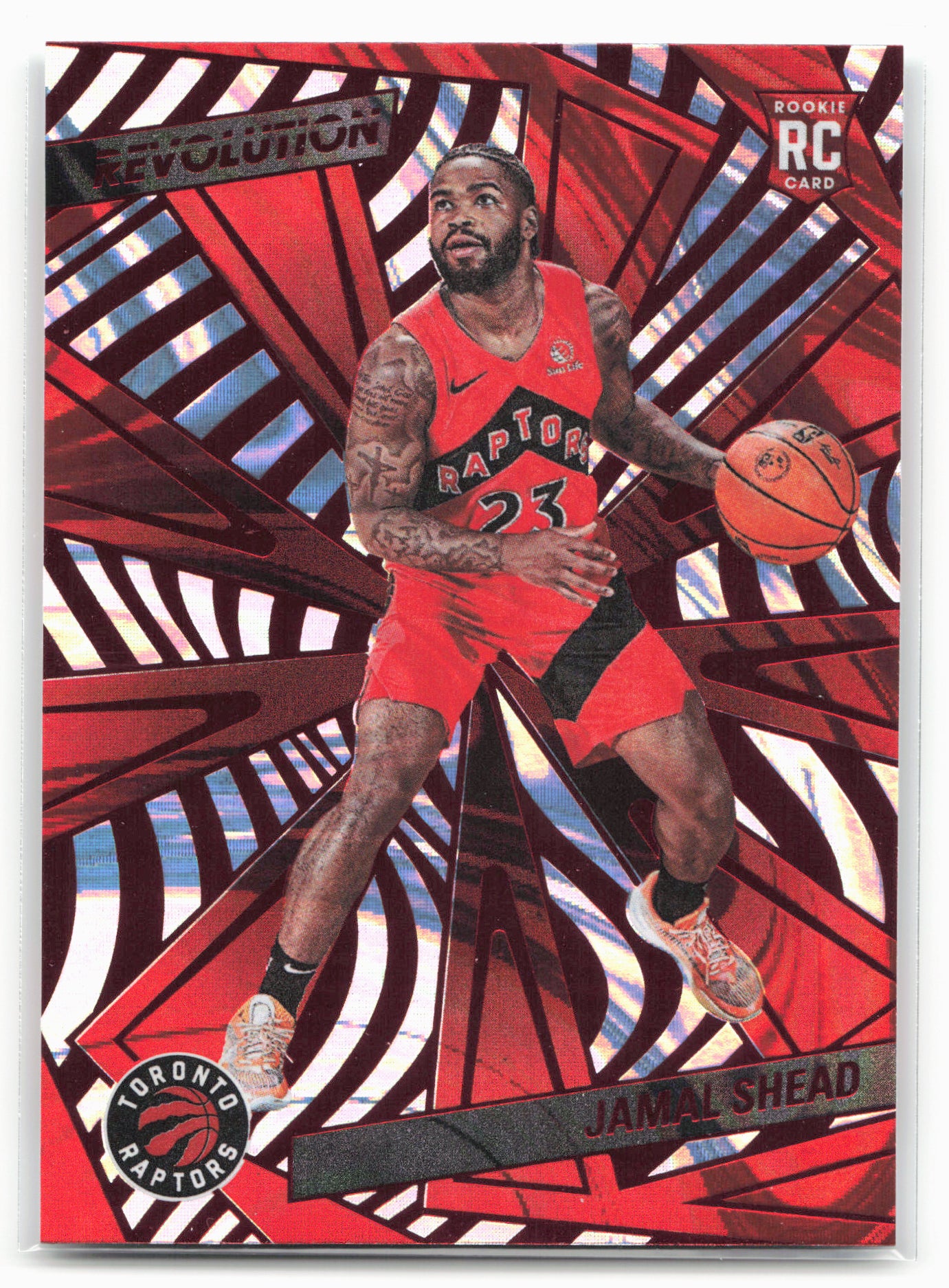 2024-25 Panini Revolution #101 Jamal Shead Red Swirl 25512