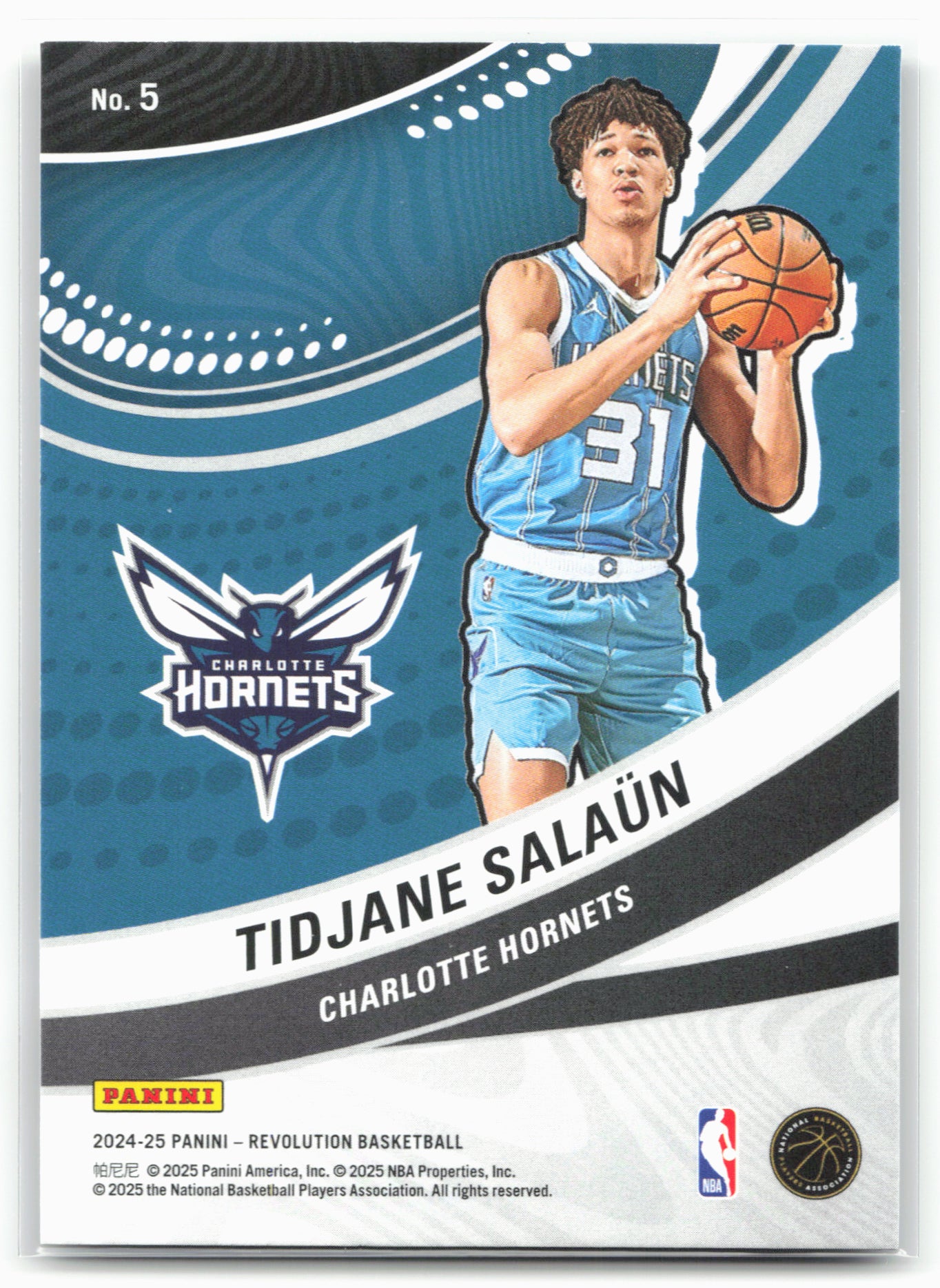 2024-25 Panini Revolution #5 Tidjane Salaun Vortex 25514