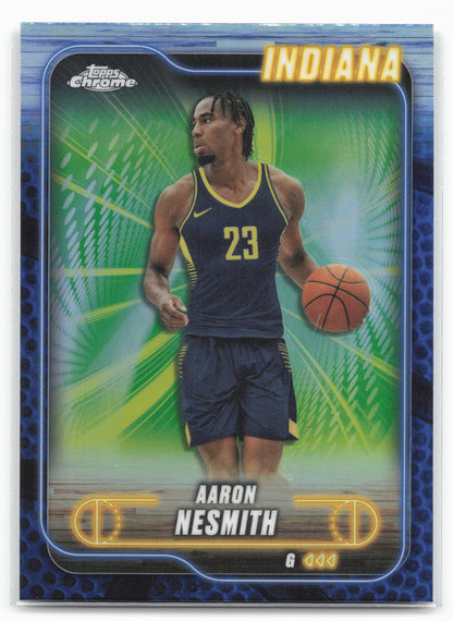 2024-25 Topps Chrome #21 Aaron Nesmith Blue Basketball Refractor 25530