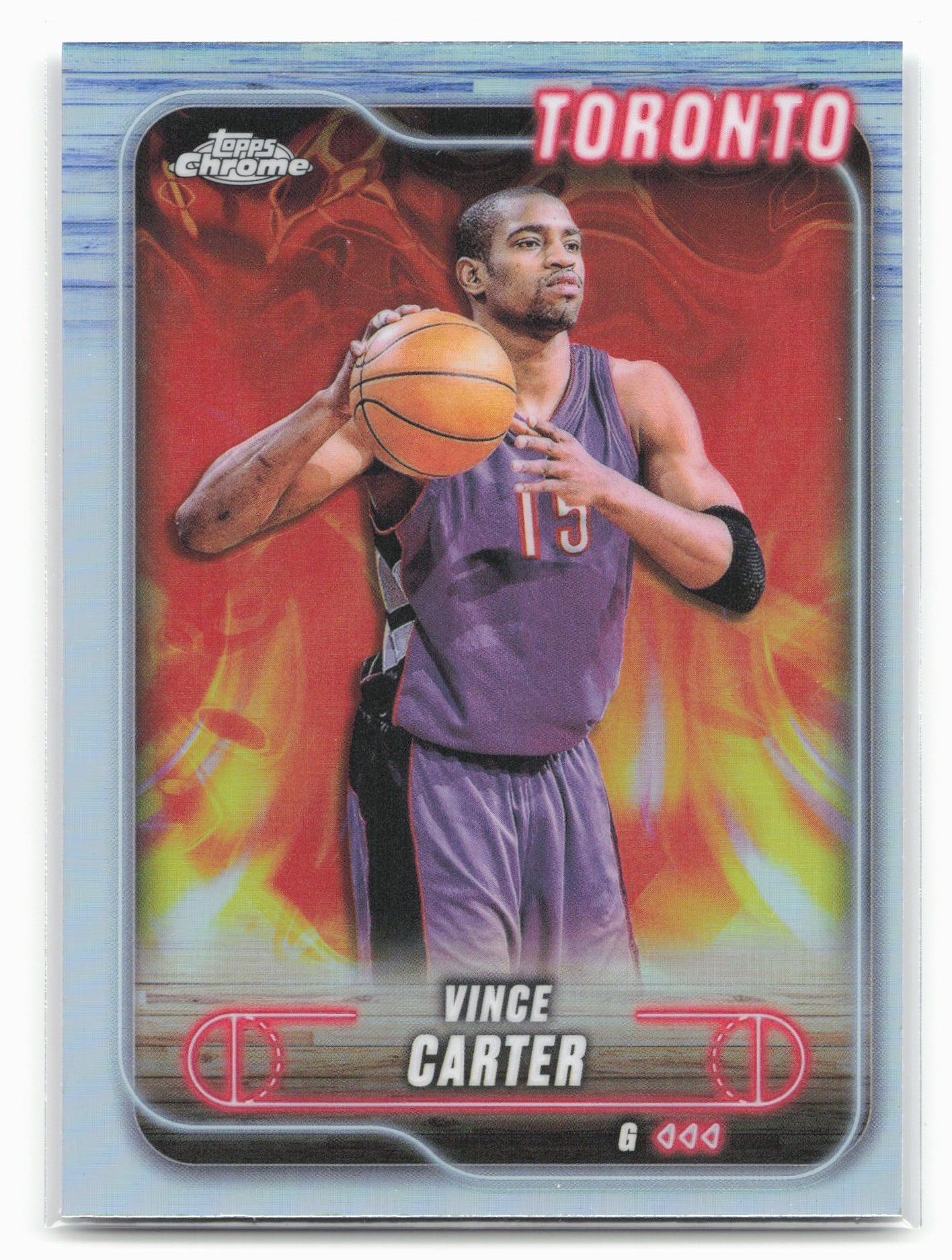 2024-25 Topps Chrome #54 Vince Carter Refractor 25531