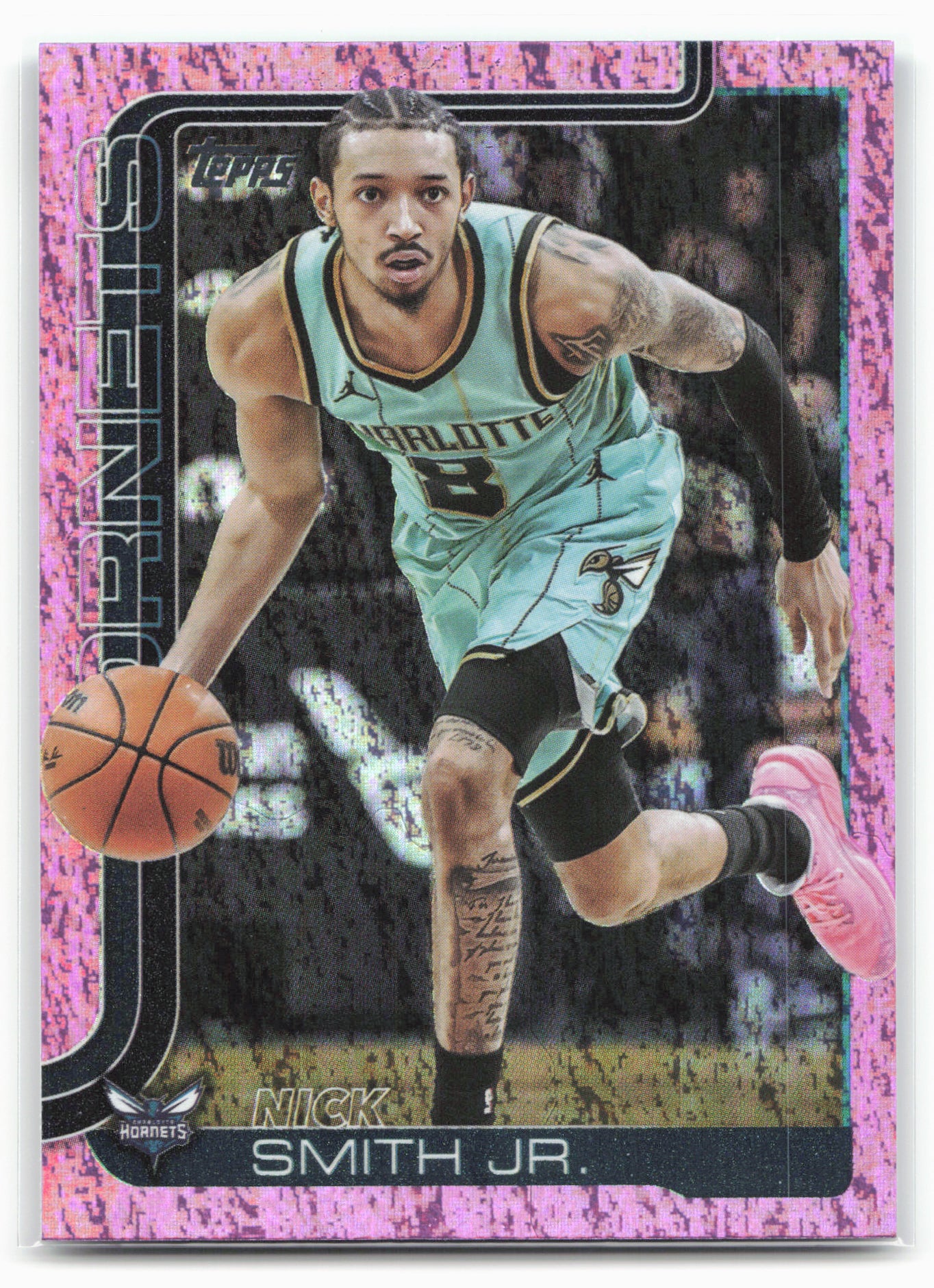 2025-26 Topps #72 Nick Smith Jr. Pink Holo Foil 25553