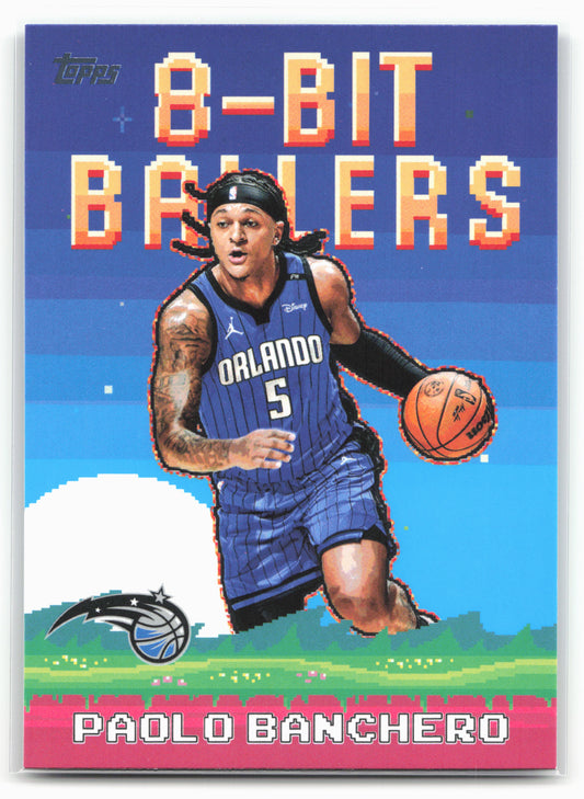 2025-26 Topps #8B-9 Paolo Banchero 8-Bit Ballers 25554