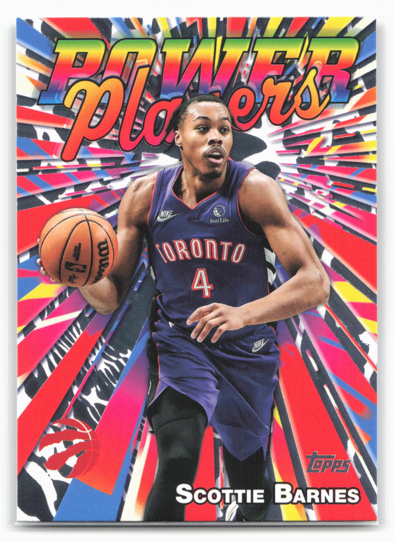 2025-26 Topps #PP-9 Scottie Barnes Power Players 25555