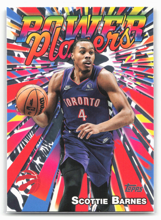 2025-26 Topps #PP-9 Scottie Barnes Power Players 25555