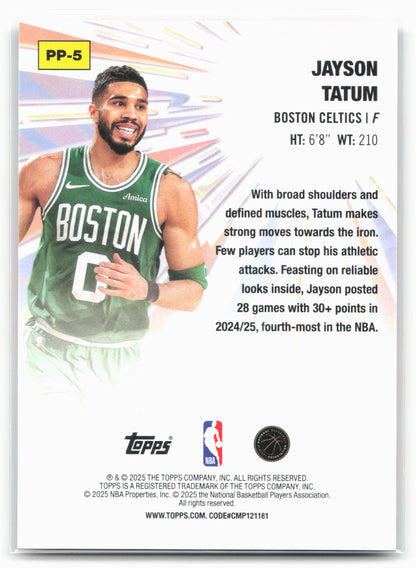 2025-26 Topps #PP-5 Jayson Tatum Power Players 25563