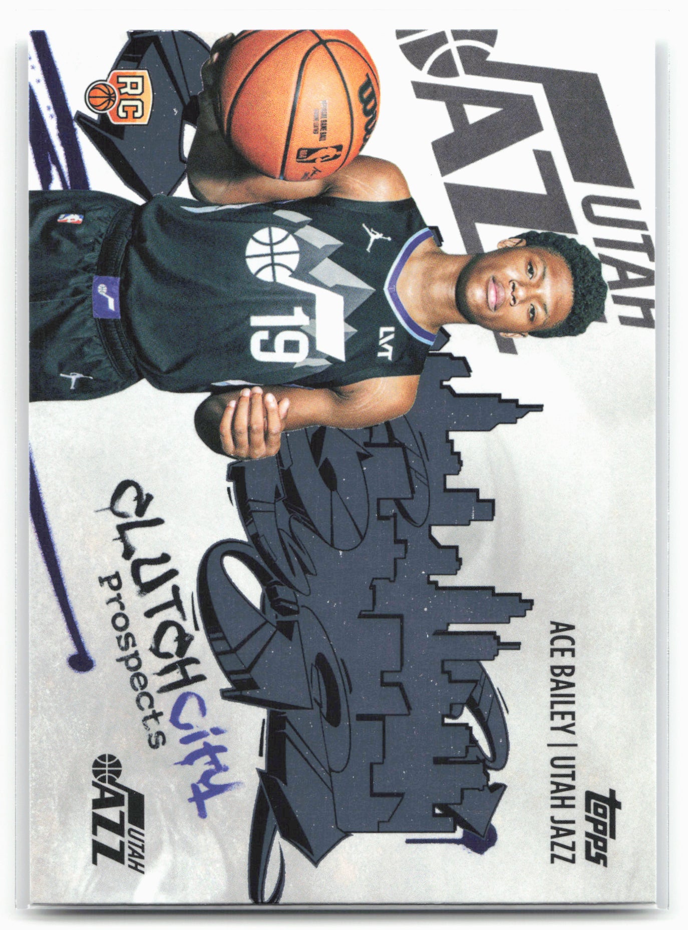 2025-26 Topps #CC-5 Ace Bailey Clutch City Prospects 25571
