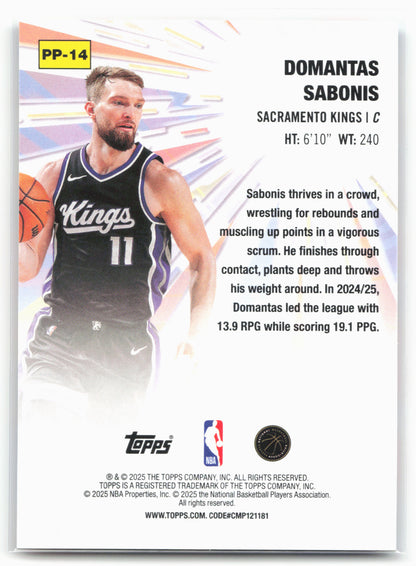 2025-26 Topps #PP-14 Domantas Sabonis Power Players 25575