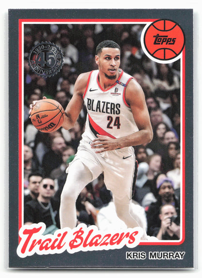 2025-26 Topps #80BK-11 Kris Murray 1980-81 Topps Basketball 25578