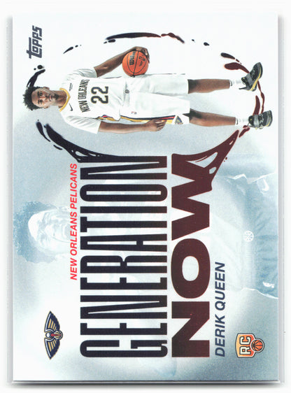 2025-26 Topps #GN-13 Derik Queen Generation Now 25579