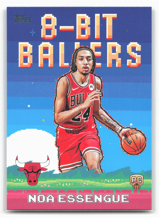 2025-26 Topps #8B-38 Noa Essengue 8-Bit Ballers 25583