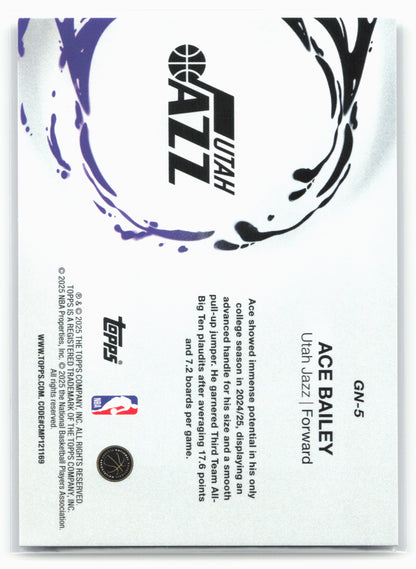 2025-26 Topps #GN-5 Ace Bailey Generation Now 25586
