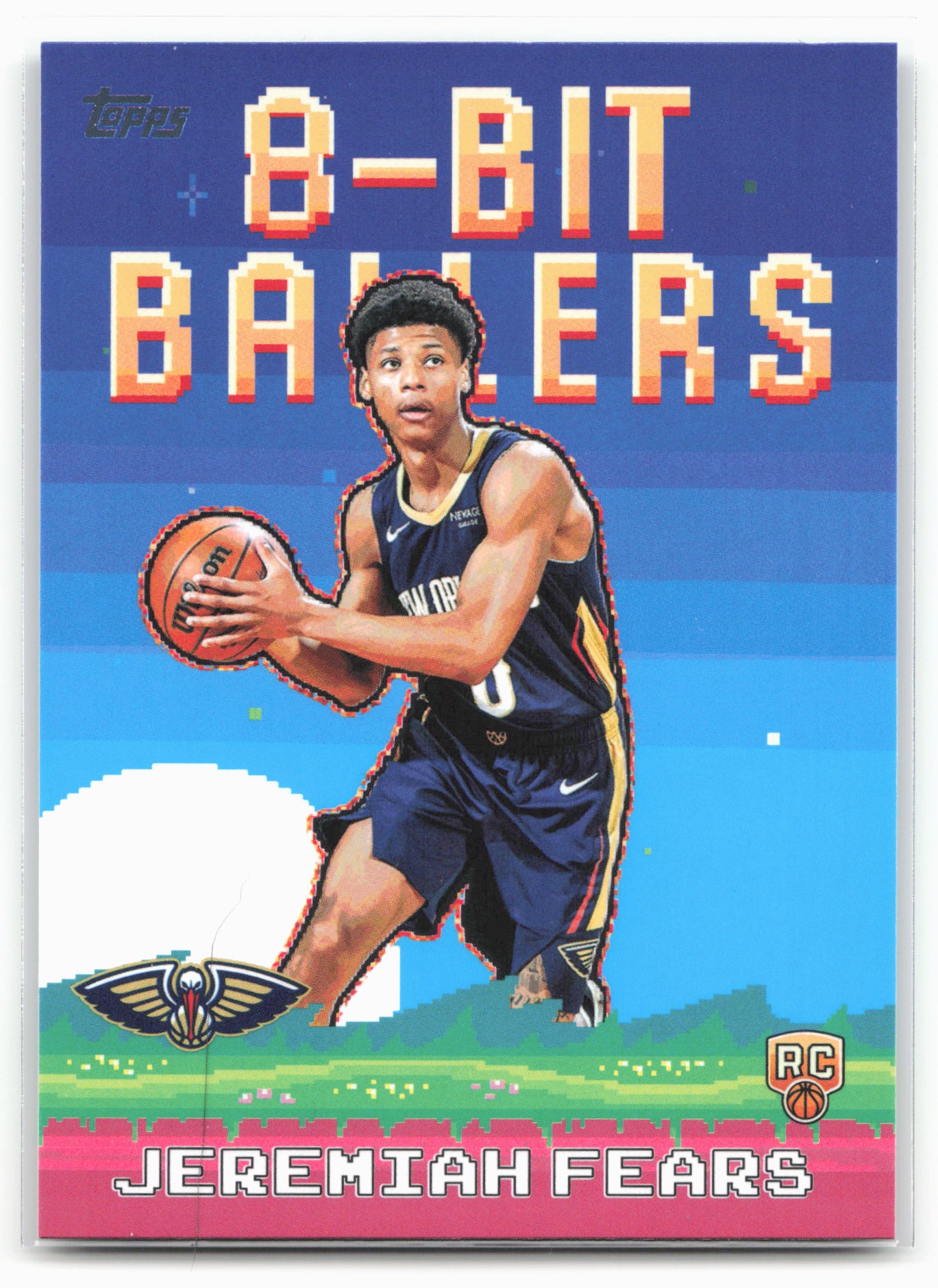 2025-26 Topps #8B-37 Jeremiah Fears 8-Bit Ballers 25587
