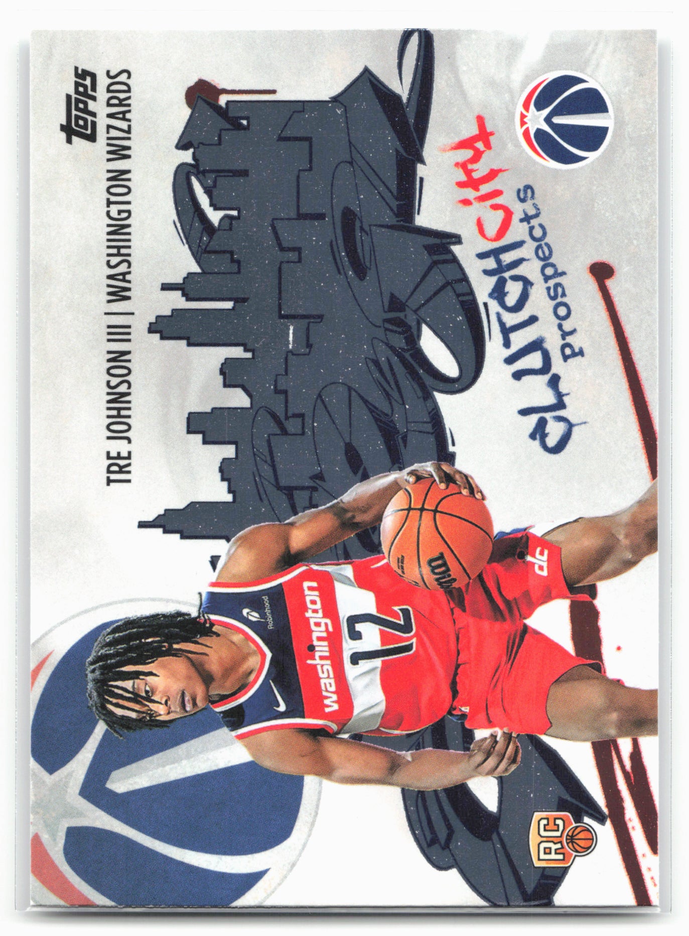 2025-26 Topps #CC-6 Tre Johnson III Clutch City Prospects 25592