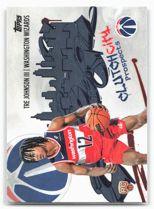 2025-26 Topps #CC-6 Tre Johnson III Clutch City Prospects 25592