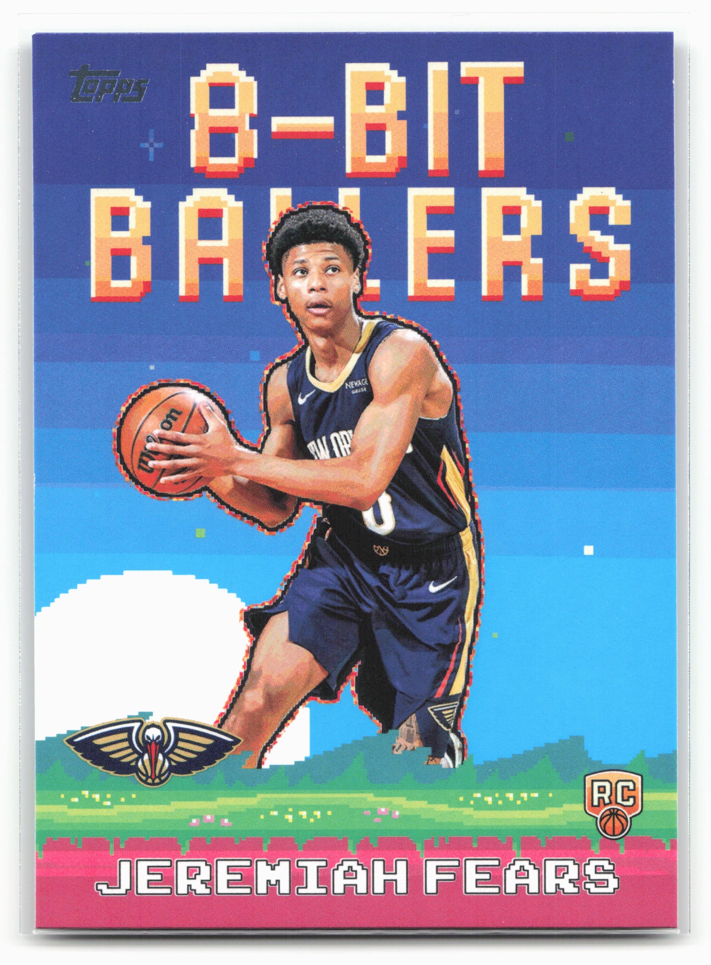 2025-26 Topps #8B-37 Jeremiah Fears 8-Bit Ballers 25593