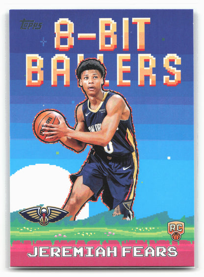 2025-26 Topps #8B-37 Jeremiah Fears 8-Bit Ballers 25593