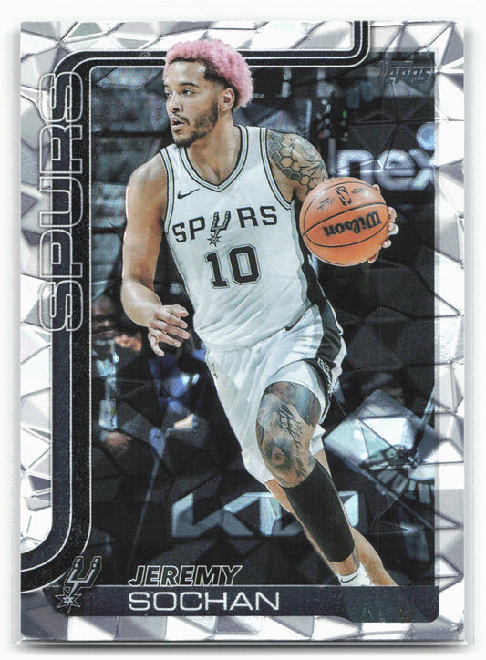 2025-26 Topps #199 Jeremy Sochan Diamante 25597