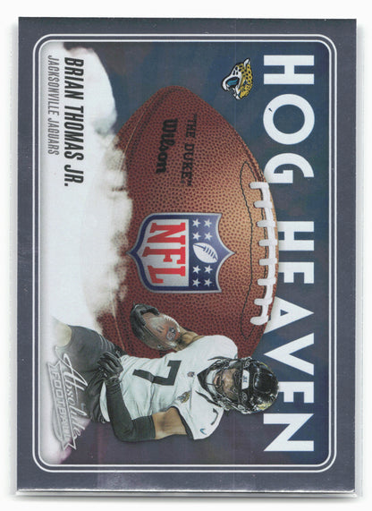 2025 Panini Absolute #HH-BTJ Brian Thomas Jr. Hog Heaven