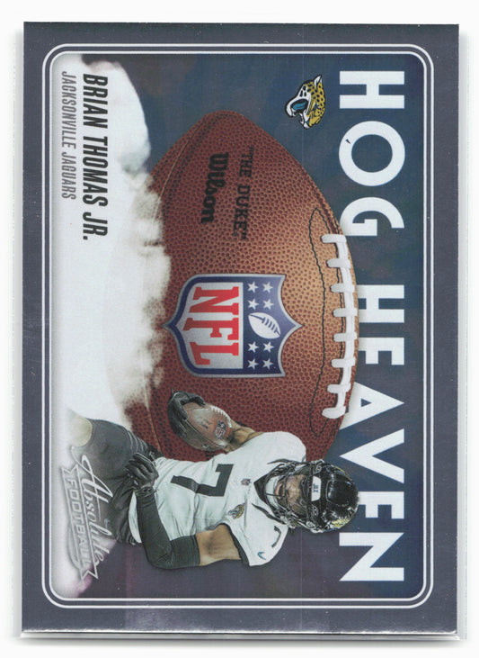 2025 Panini Absolute #HH-BTJ Brian Thomas Jr. Hog Heaven
